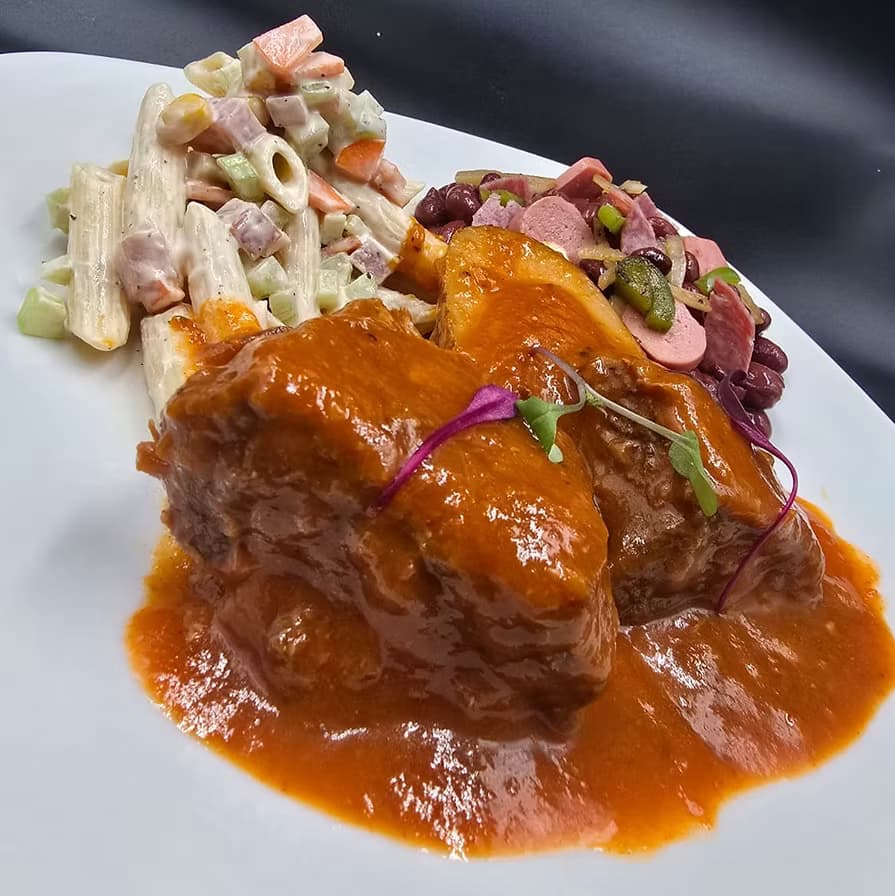 Chef-prepared catered entrée
