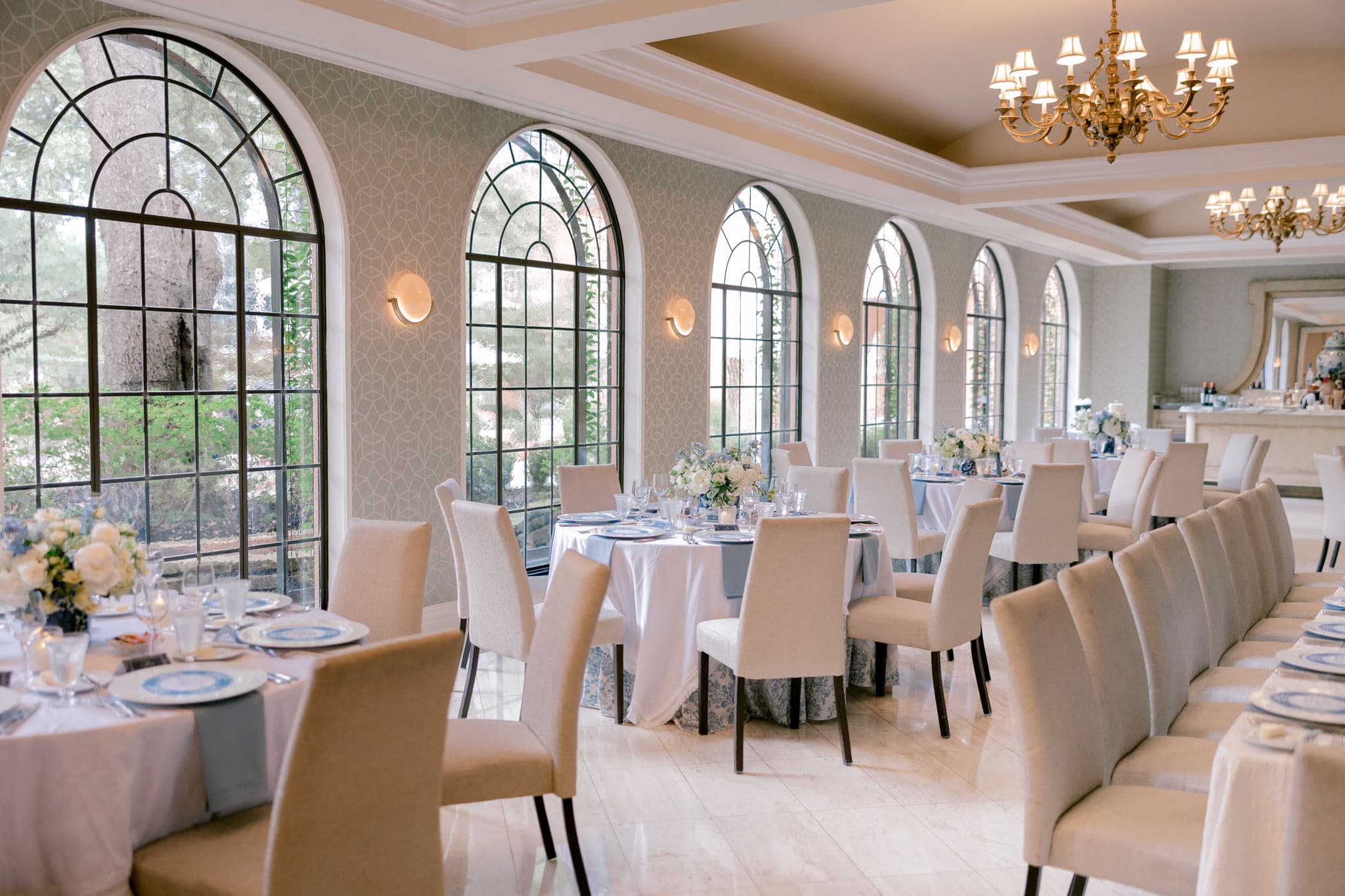 Wedding reception designed and coordinated by Occasions & Co.